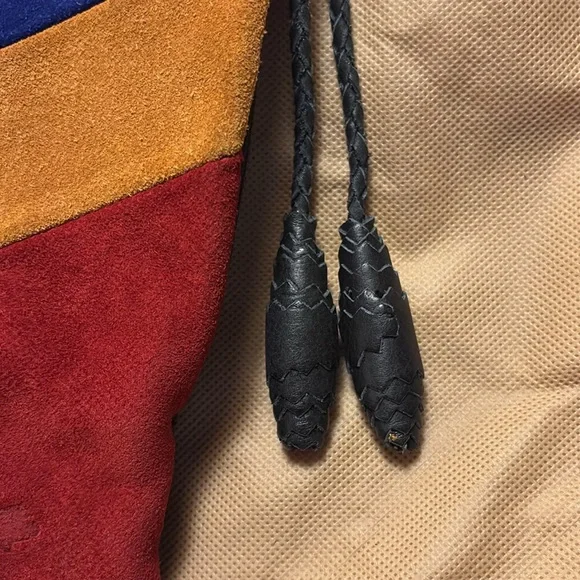 Gorgeous Patricia Nash Suede Colorblock Collection Caffarelli Brand New - Picture 3 of 12